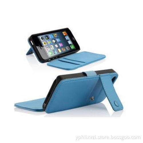 Shock Resistant Leather Mobile Phone Cases For iphone 5C Wa